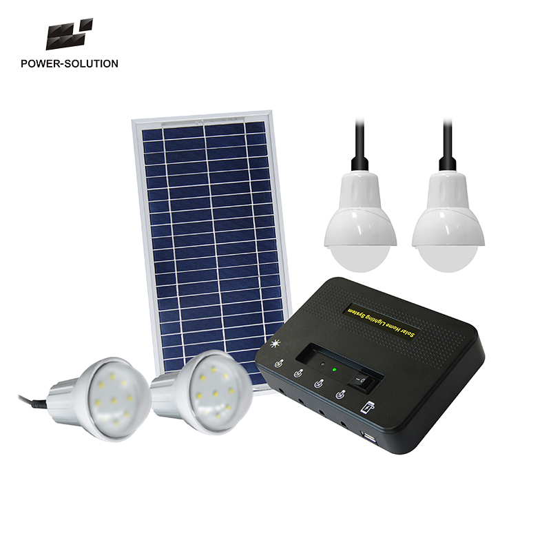 Suitable Lighting Solutions 4 Bulbs Solar Home Light Kits For Rural Areas