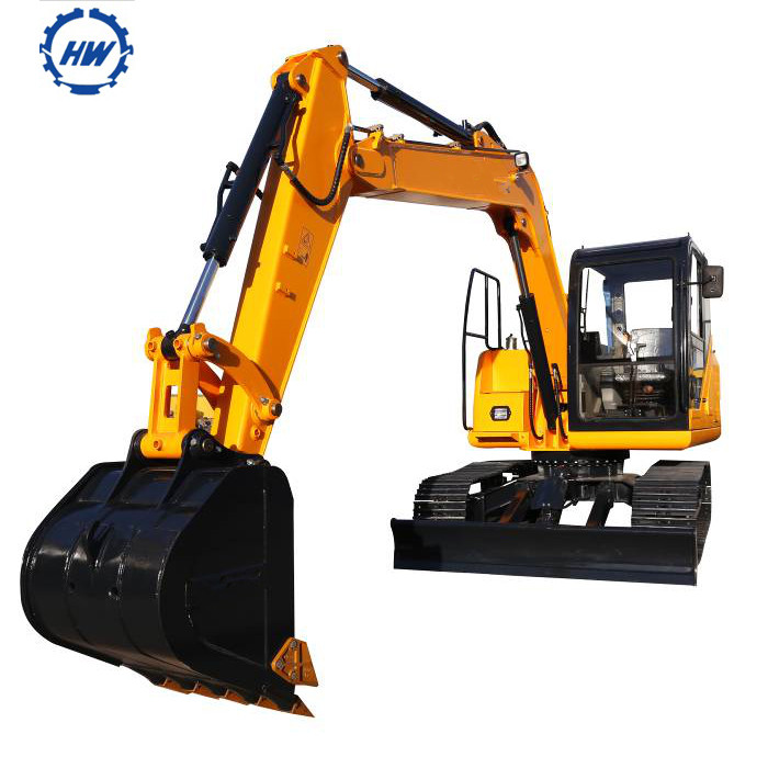7.5t mini hydraulic crawler long arm excavator