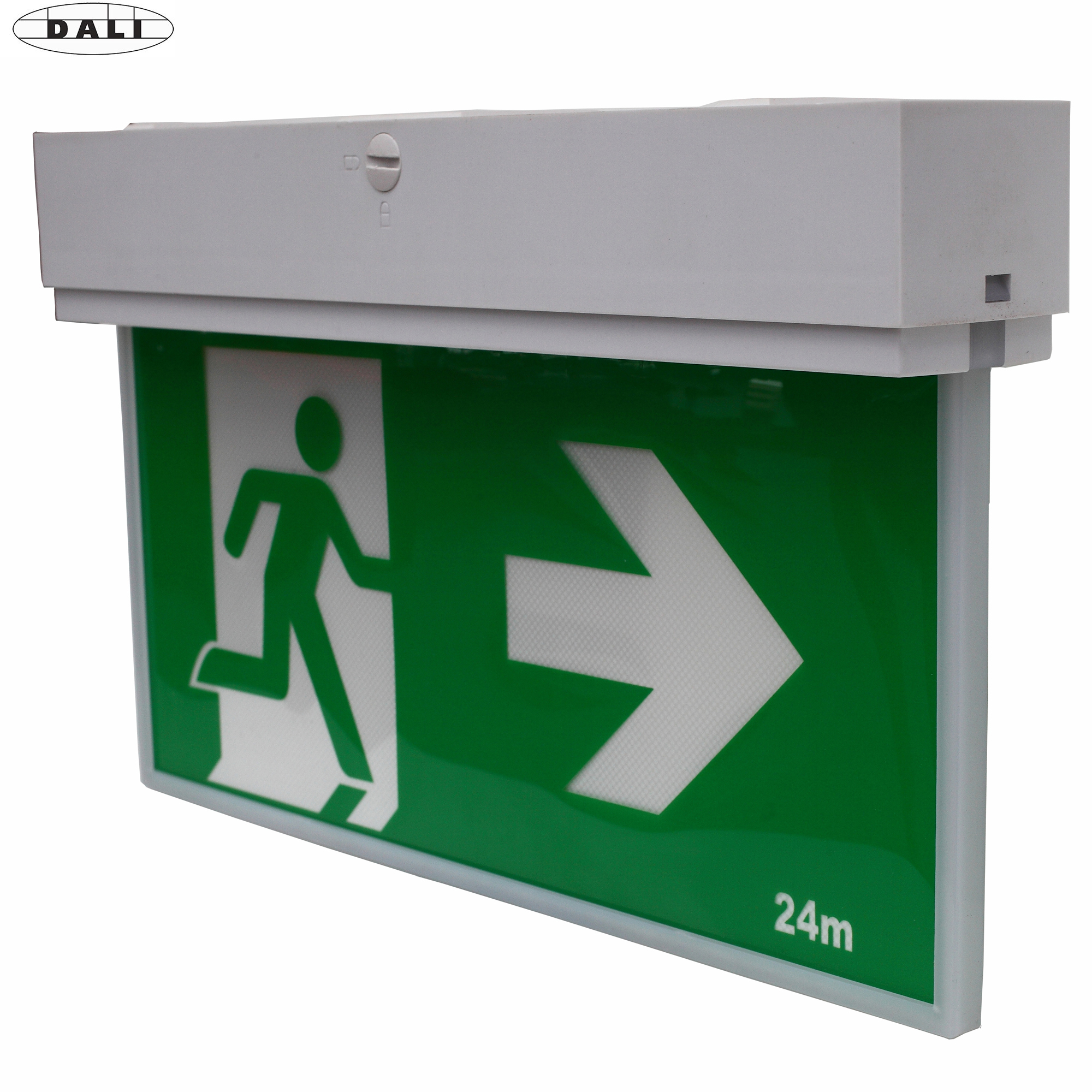 DALI SAA/AS2293 Blade LED Exit Sign board,4w black recessed led emergency exit sign