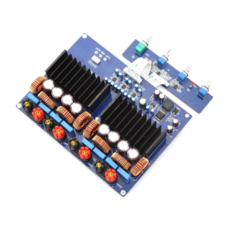 TAS5630 OPA1632 TL072 2.1 channel 1200w Class D Digital Amplifier board 330UF/100V*4