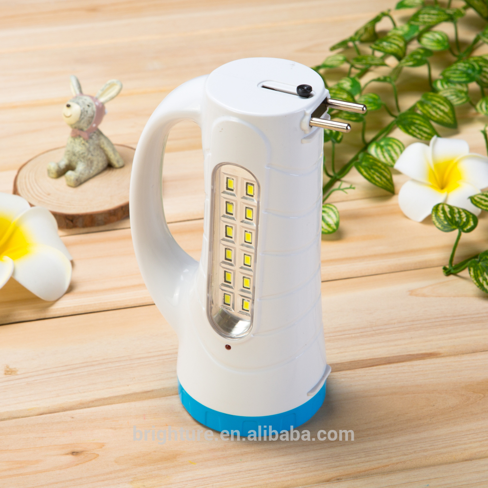 1+12 LED Hand-held Rechargeable Led Long-Range Powerful SearchLight with 900mAh Battery