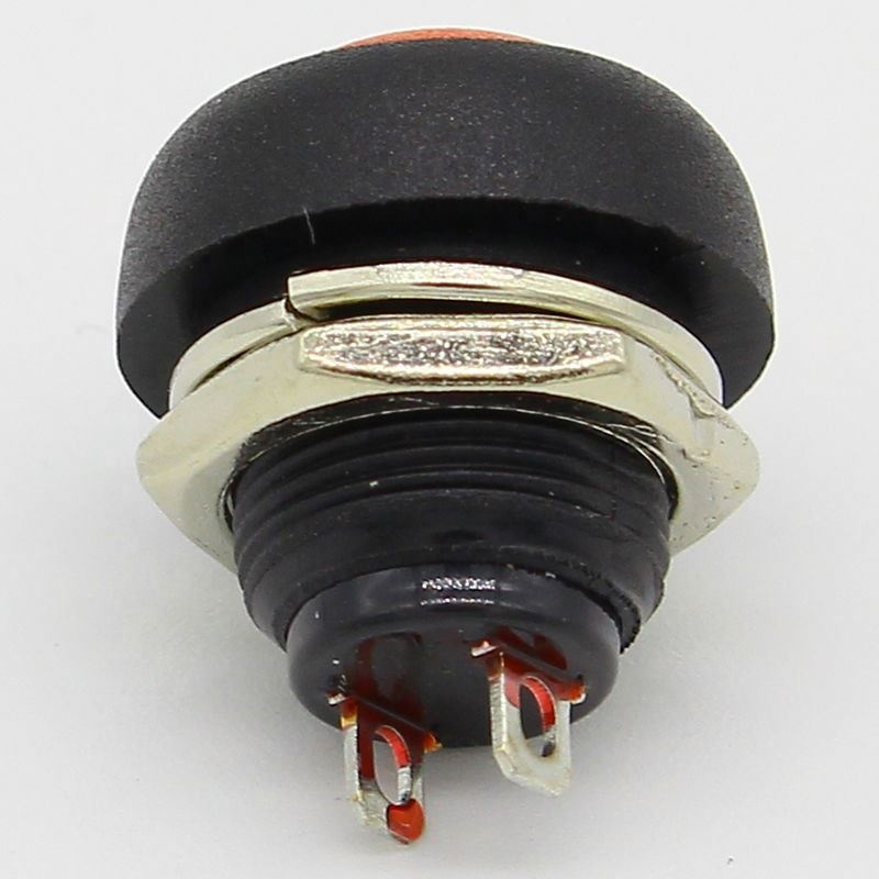 12mm Waterproof Momentary Push button Switch OFF-(ON) Self Return