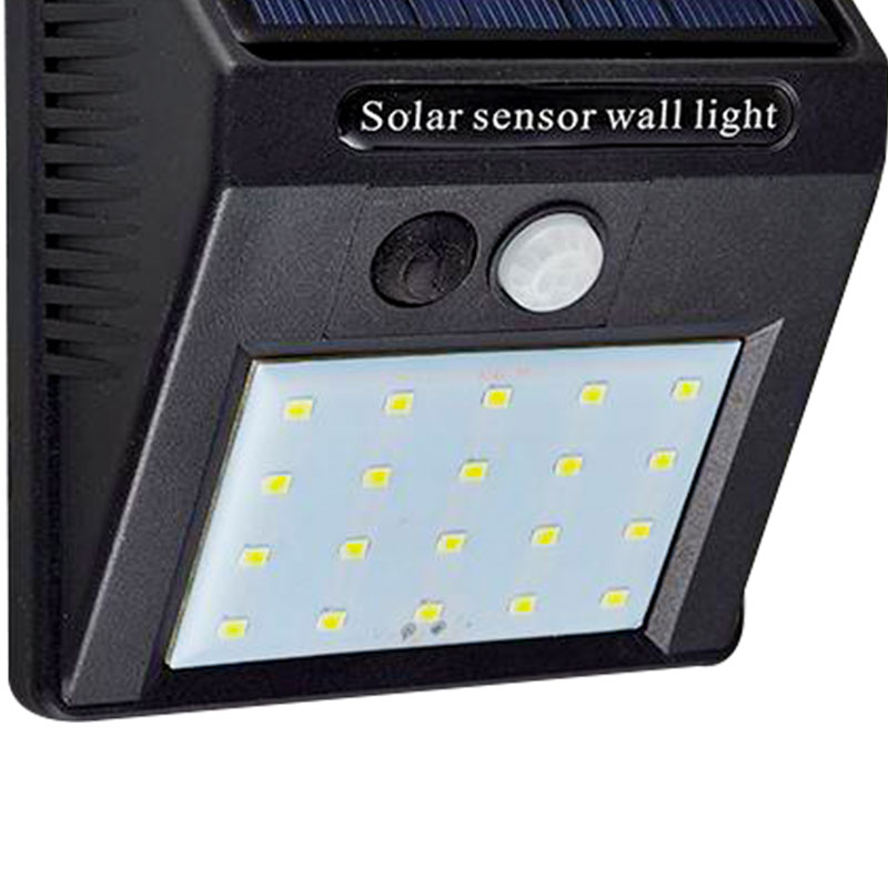 2019 High quality 24 led solar sensor motion garden wall light outdoor with IP65 waterproof level