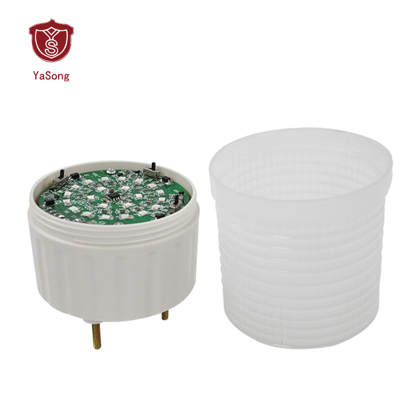 YS-5090 led three colors tower light emergency car led warning light with buzzer