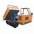 1Ton crawler truck dump hydraulic dump truck with crane