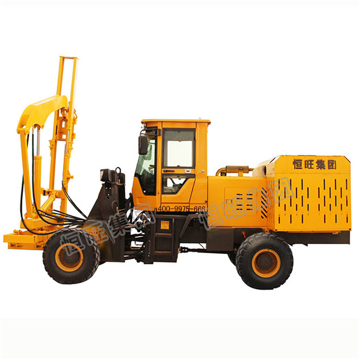 photovoltaic solar spiral pile rig/photovolataic pile driver/Mini Mobile Pile Drilling Rig