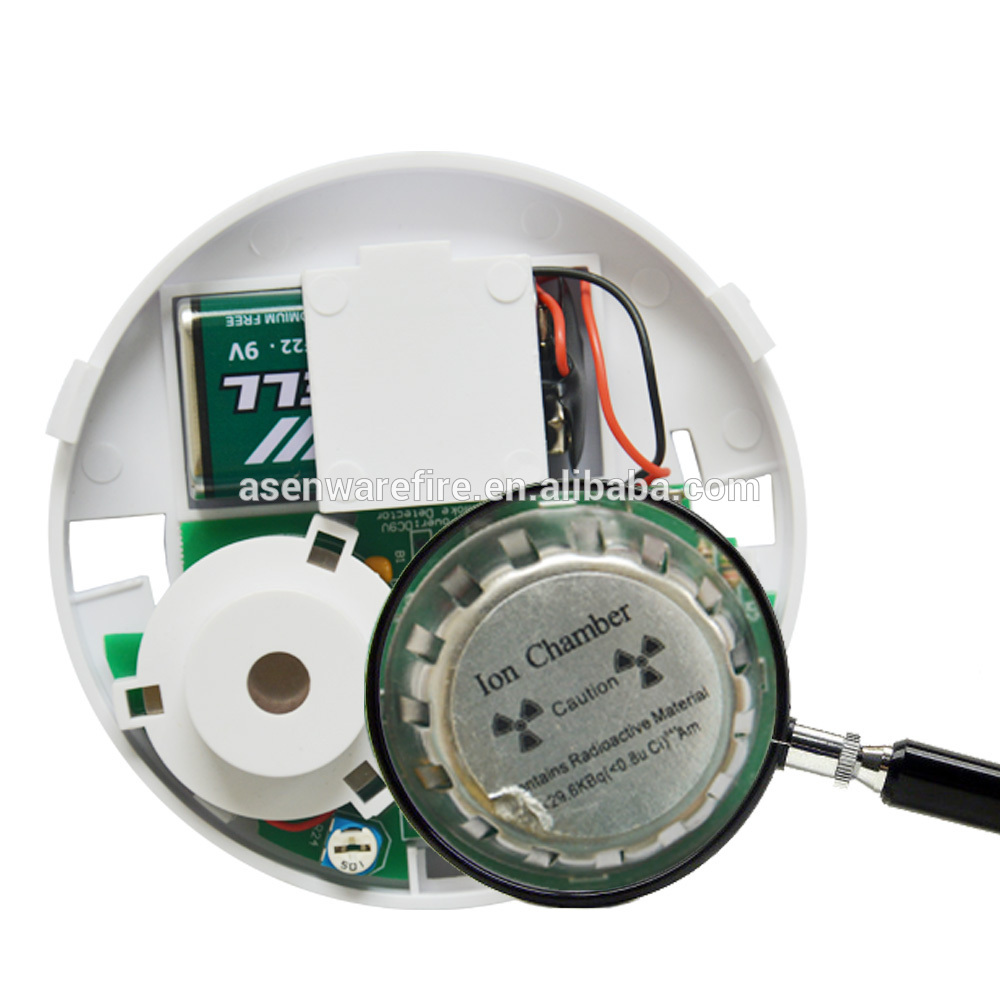 Cheap price Mini size Smoke Alarm Standalone 9V battery smoke detector