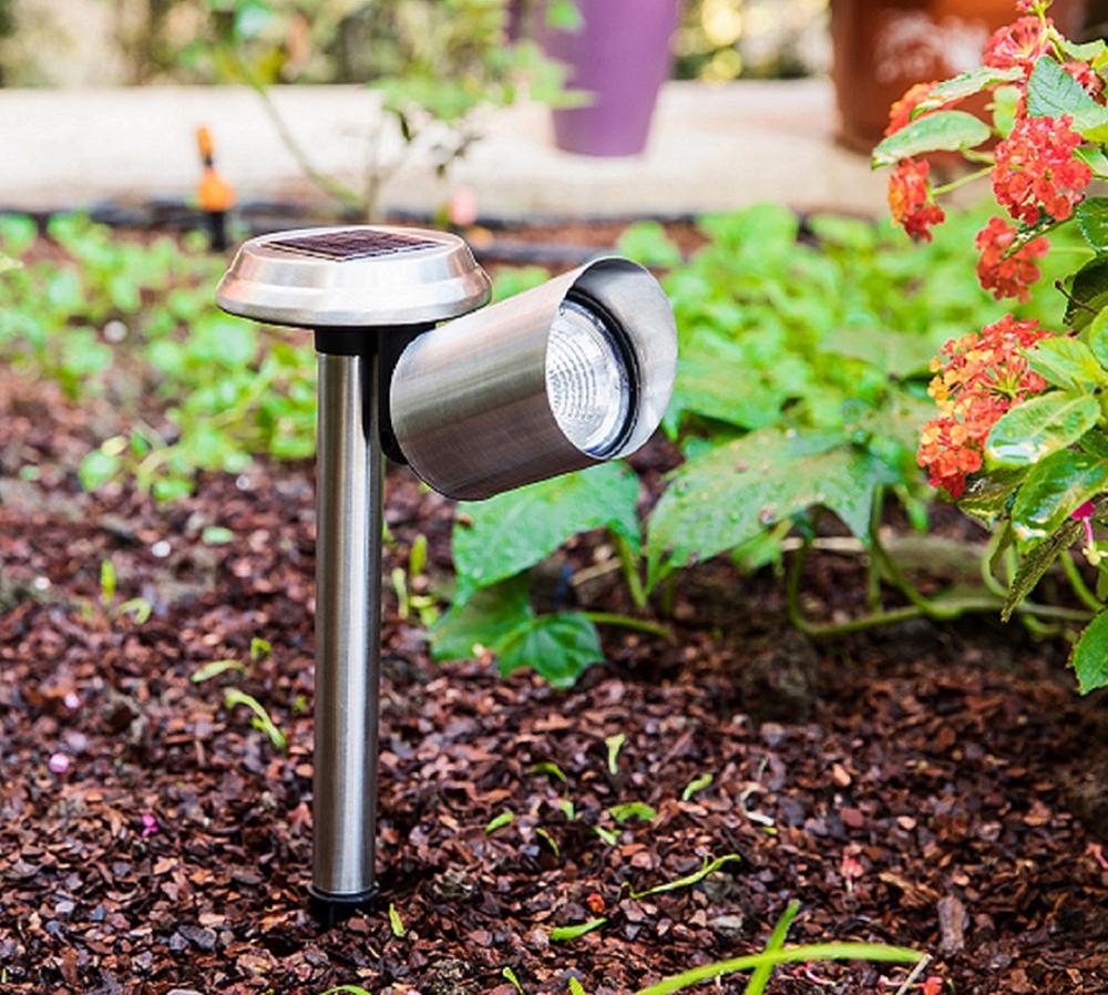 2019 outdoor solar lights series XLTD-770-1 brighter type durable stainless steel spotlights landscape lights for garden pathway