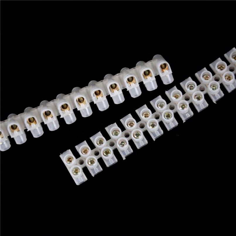 12 Way Barrier Screw Terminal Block Wire Connector Strip 3 Amp 12 Way Terminal Block Connector Strip