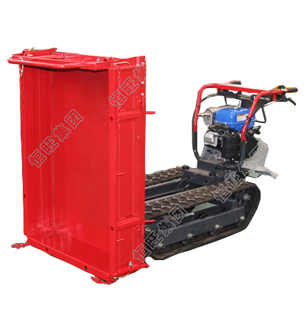 Self-loading mini crawler dumper truck loader