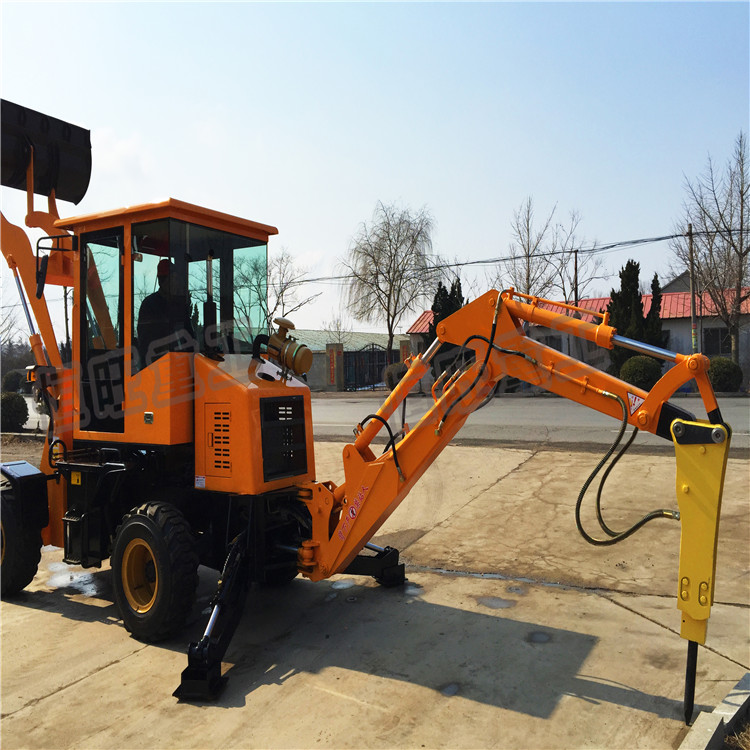 Chinese compact mini tractor backhoe loader with price