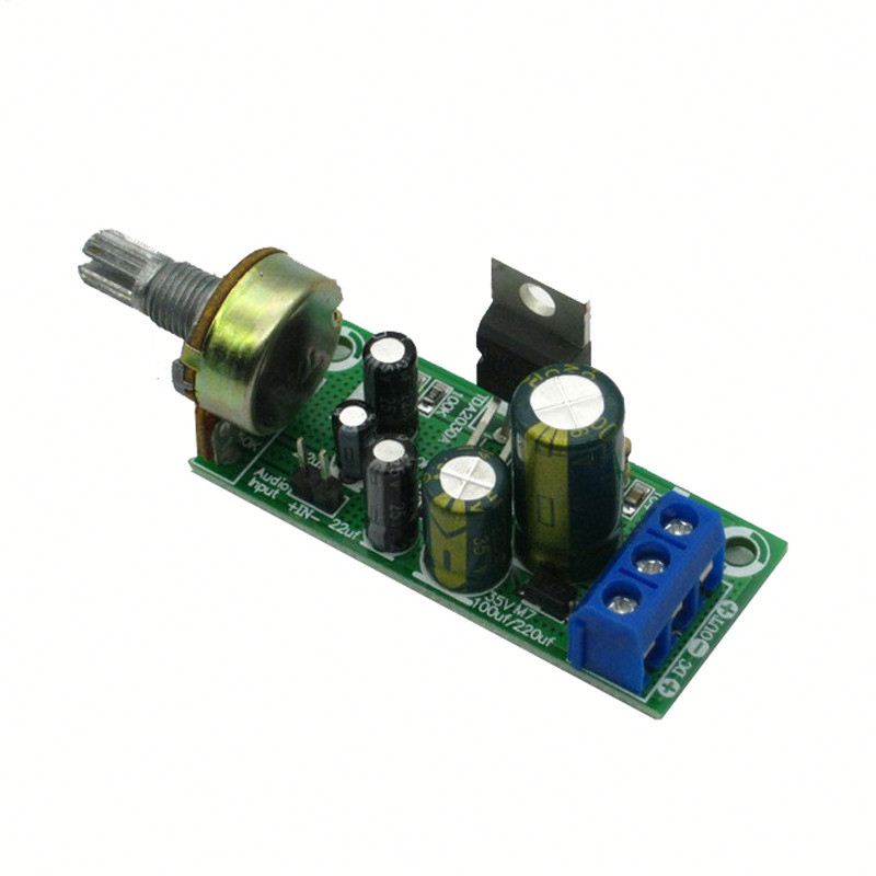 TDA2030A 18W Mono mini Audio Power Amplifier Board Adjustable Volume Amp DC 9V-35V