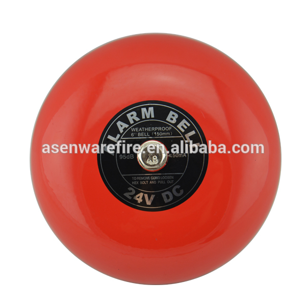 fire alarm use 6 inch big sound conventional fire alarm bell