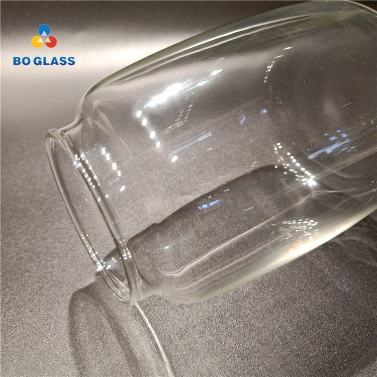 Custom Decorative Hand Blown Transparent Fused Glass Lamp Shade