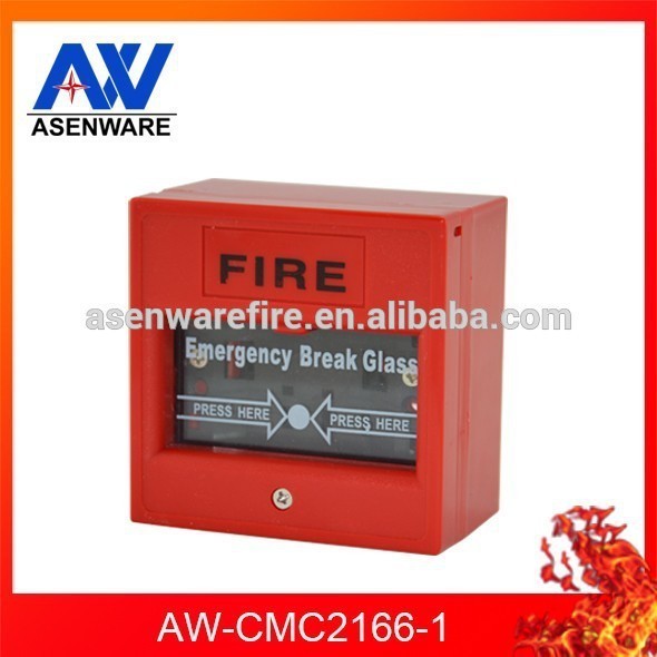 Manufacture 24V DC Manual Call Point Break Glass For Fire Alarm