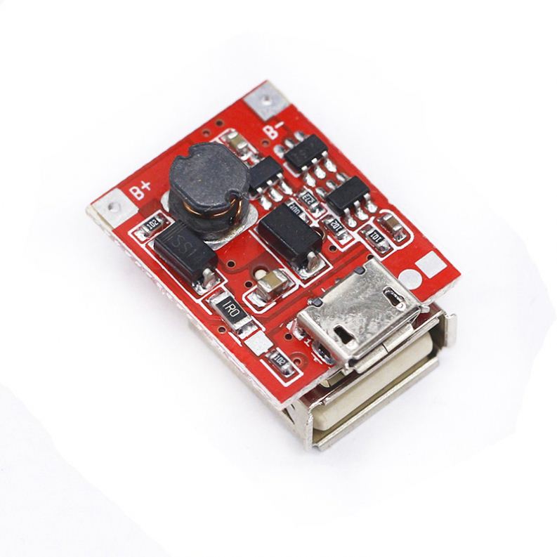 Mini 5V 1A Power Bank Charger Circuit Board Charging Step Up Boost Power Module 1S/2S Case Shell 18650 Lithium Battery DIY Kit