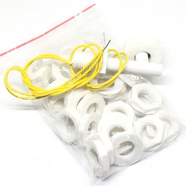 Water Level Monitor Sensor Right Angle Float Switches ZPC1 White