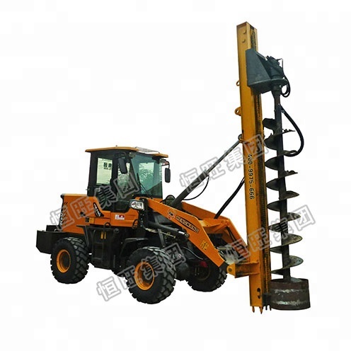 Small pneumatic pile driver hammer machine
