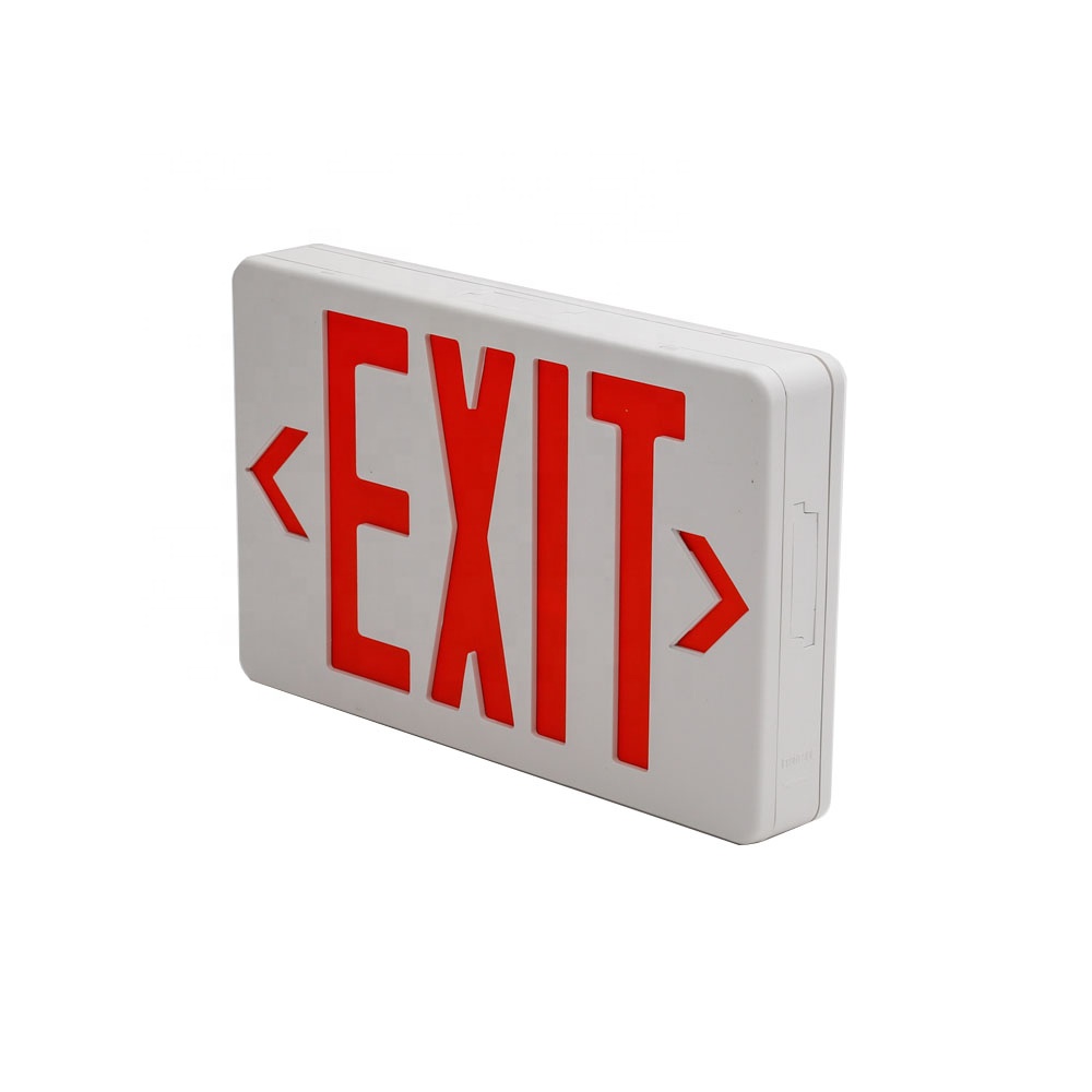 Red Letter Led Standard Emergency Exit Light Rechargeable Red letter led emergency light