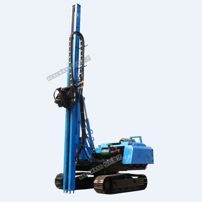 2019 hot sale construction hydraulic auger drilling rig / pile driving machine / screw pile driver