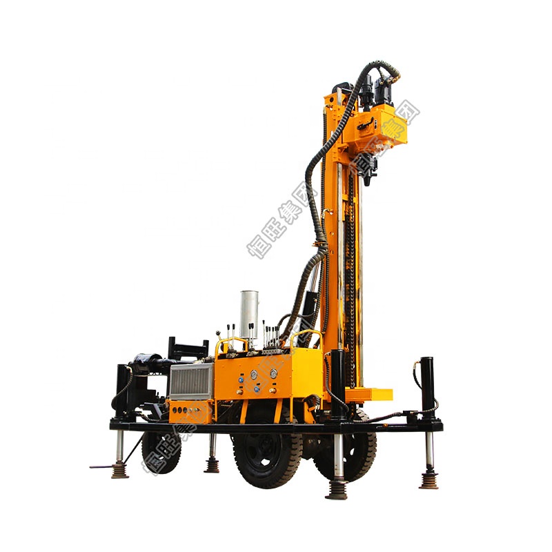 150m mud pump pneumatic water well drilling rig for deep well