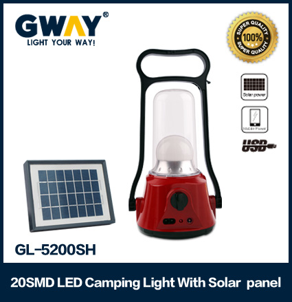 Solar power rechargeable battery backup 15 led emergency lanterns portable camping lights