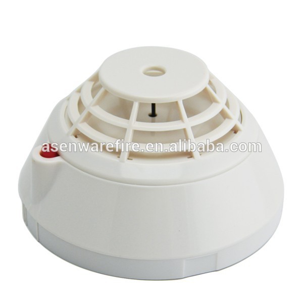 Hot sale kitchen Wired Heat Detector/ heat sensor,CE,2 Wired addressable control panel Alarm Accessories
