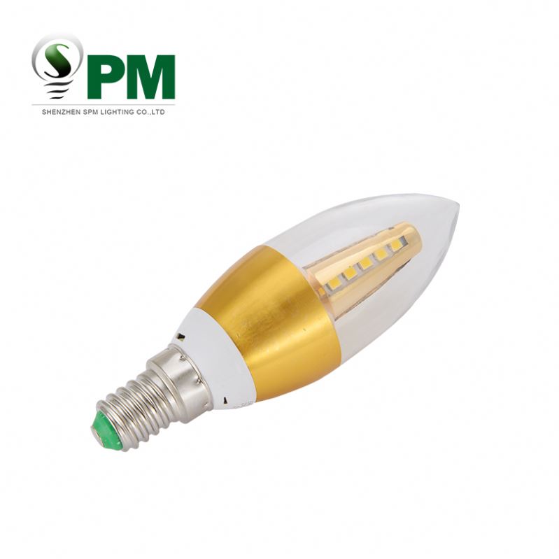 Best quality 3w led candlelight high lumen high quality energy saving lamps candle bulb