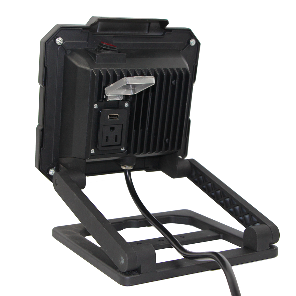 2500LM 30W Foldable COB Durable Led Flood Lamp AC110-130V Linkable Work Light