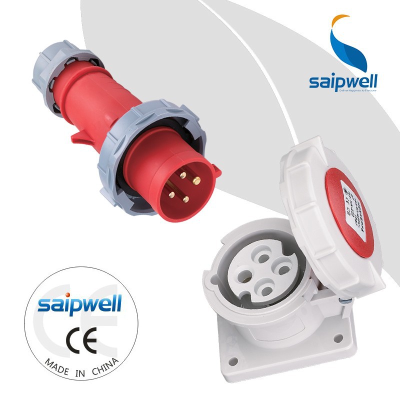 SAIPWELL 2014 New Anti-corrosion and Waterproof Industrial Socket and Plug ip44 ip67