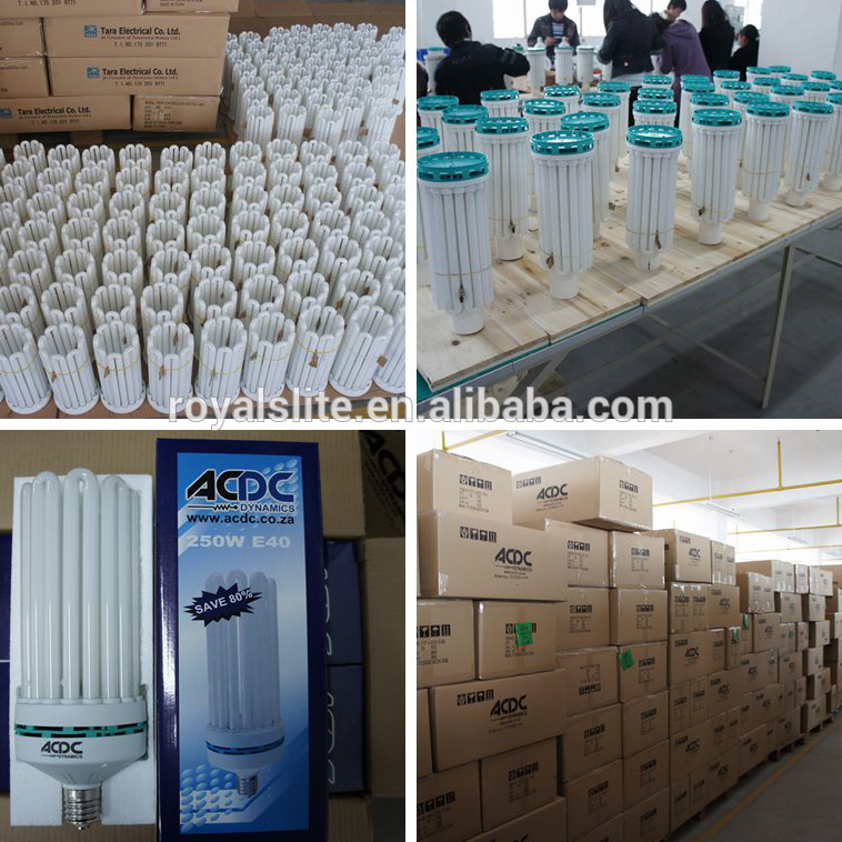 High Quality 2U 3U 4U CFL Bulb lights Lotus Energy Saving Light E27 32W