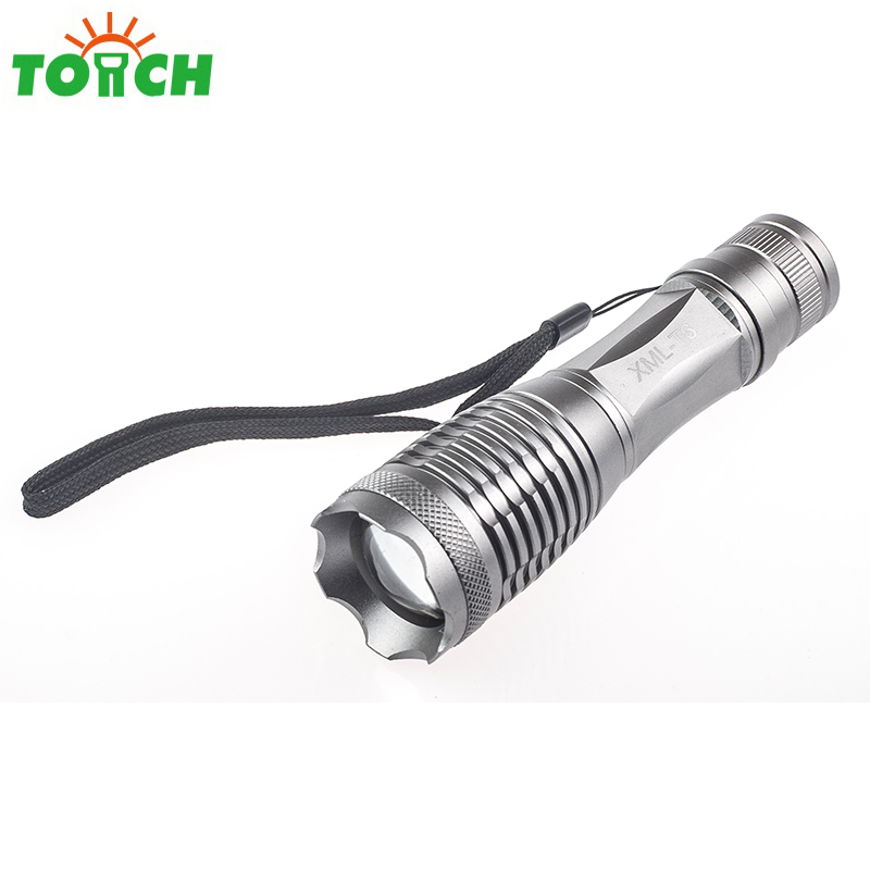 Brightness portable aluminum led flashlight xml - t6 tactical zoomable adjustable torch light for outdoor hunting