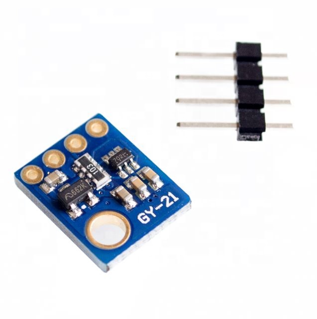 Humidity Sensor with I2C IIC Interface Si7021 Industrial High Precision GY-21 Temperature Sensor Module Low Power CMOS 10*12mm