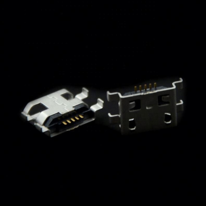 Micro USB 5pin Female Connector Heavy Plate B Type Female Jack For Mobile Mini USB Repair Mobile Tablet Tail Plug