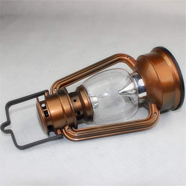 Copper plating Plastic classic camping led lantern