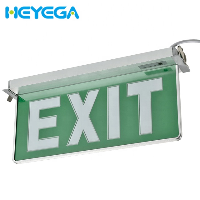 China factory CE RoHS rechargeable 3W 3hours Emergency EXIT Light