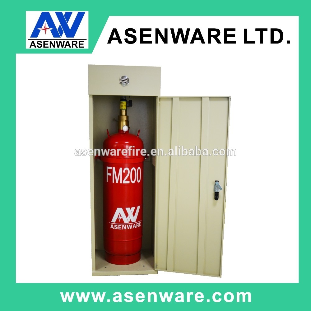 Hfc-227ea (FM-200) fire suppression system with FM200 cylinder