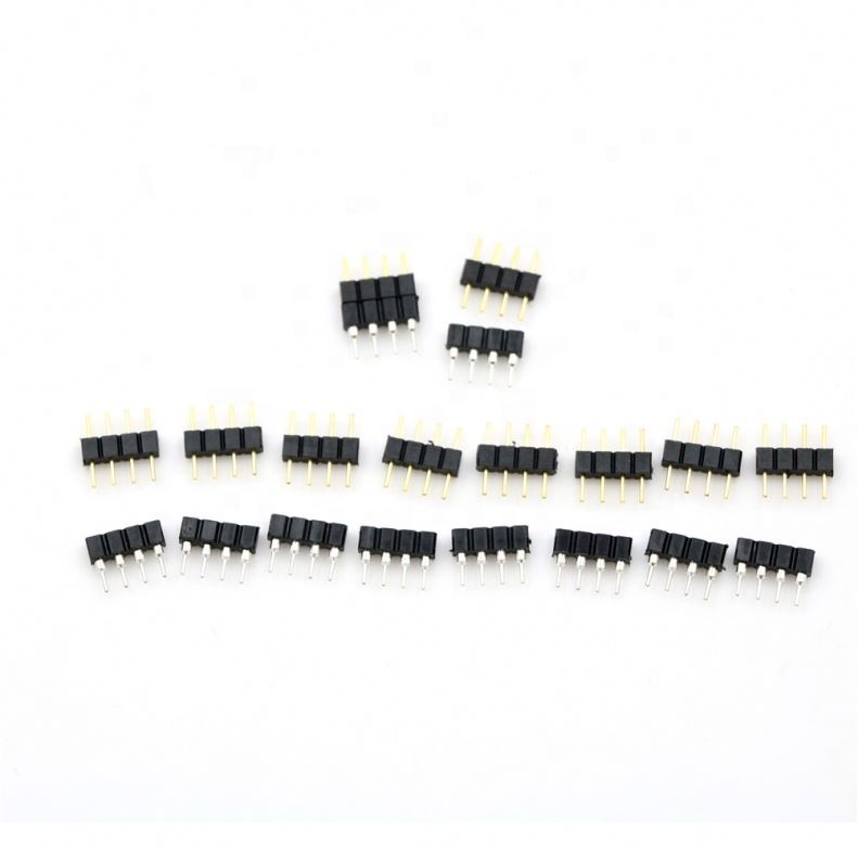 4 Pin Needle, Male And Female Type 4pin, 4pin RGB Connector, For RGB 5050 3528 LED Strip Light Led Accessories