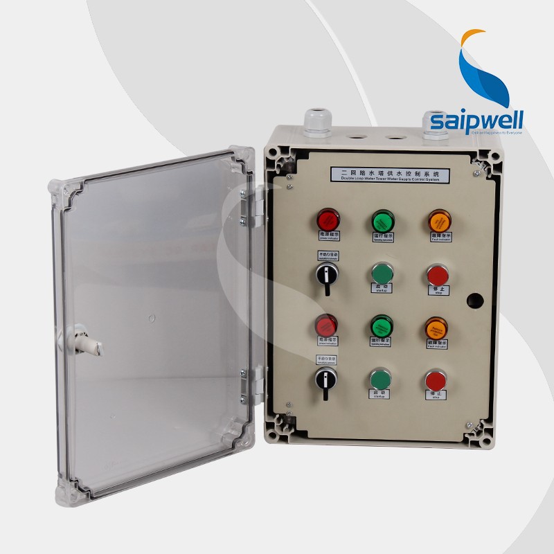 SAIP/SAIPWELL Double Loop Water Supply PC/ABS Control Box