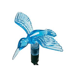 XLTD-722A hot sale garden decoration items color changing solar hummingbird light stake for outdoor garden yard lawn decor