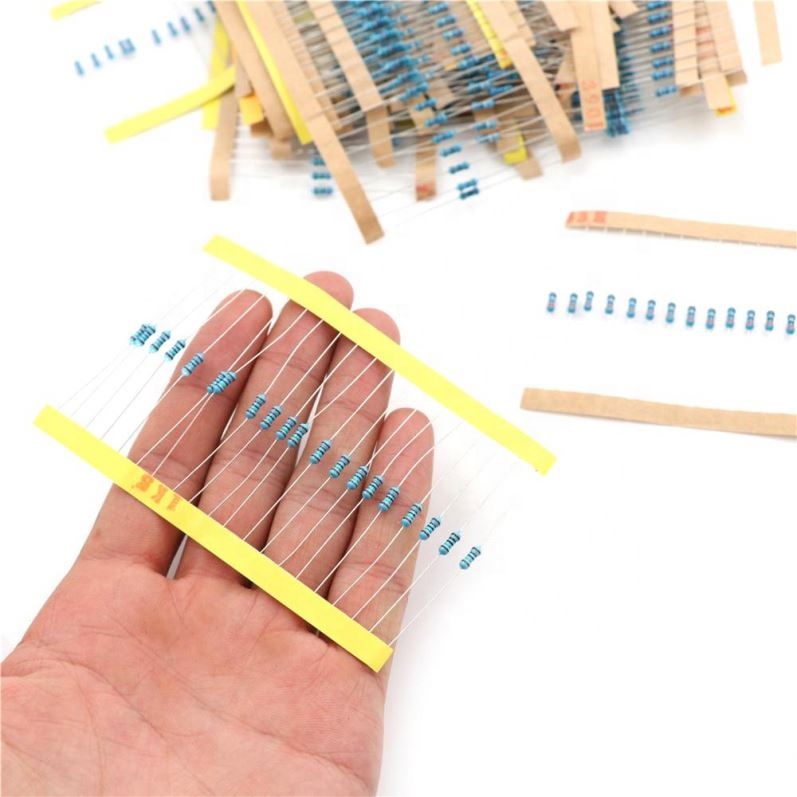 56 Values (1-10M ) 1/4W 0.25W 1% Metal Film Resistors Assorted Kit Set