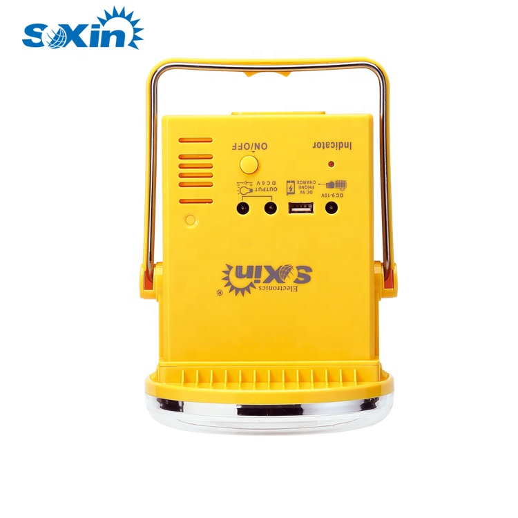 Solar system multifunctional rechargeable emergency light