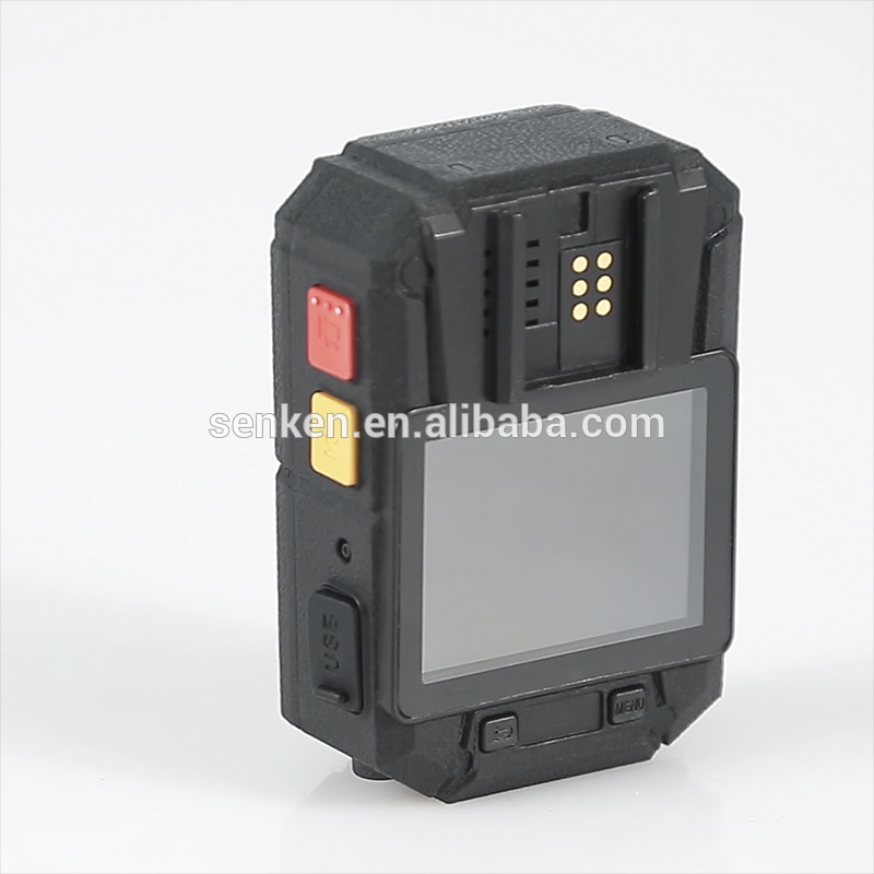 HD WiFi IP68 64G mini CCTV police body camera
