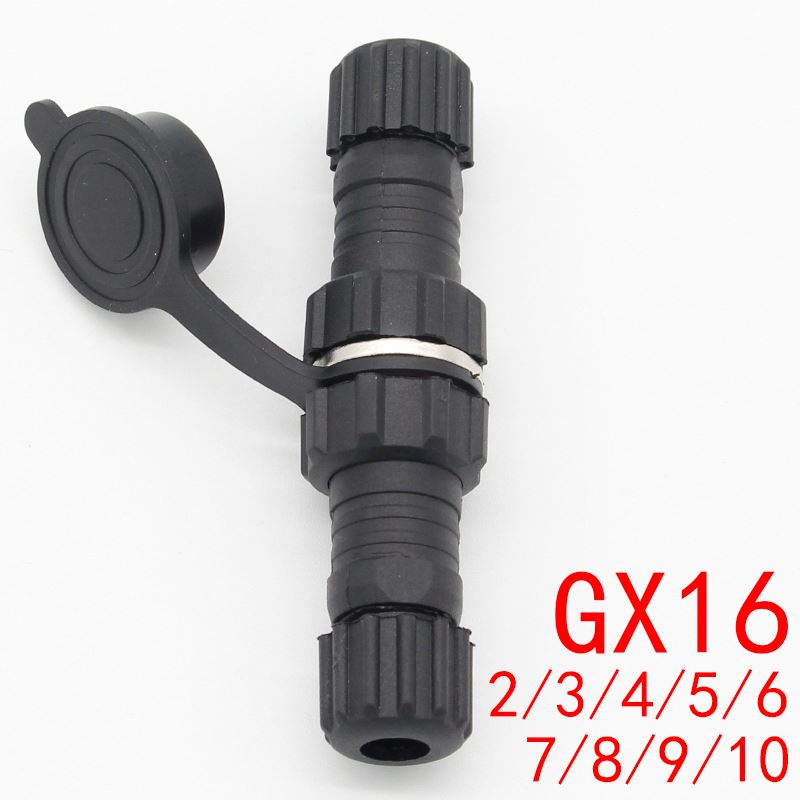 GX16 Even Joint waterproof aviation plug 2/3/4/5/6/7/8/9/10 pin sensor encoder connector welded connector socket