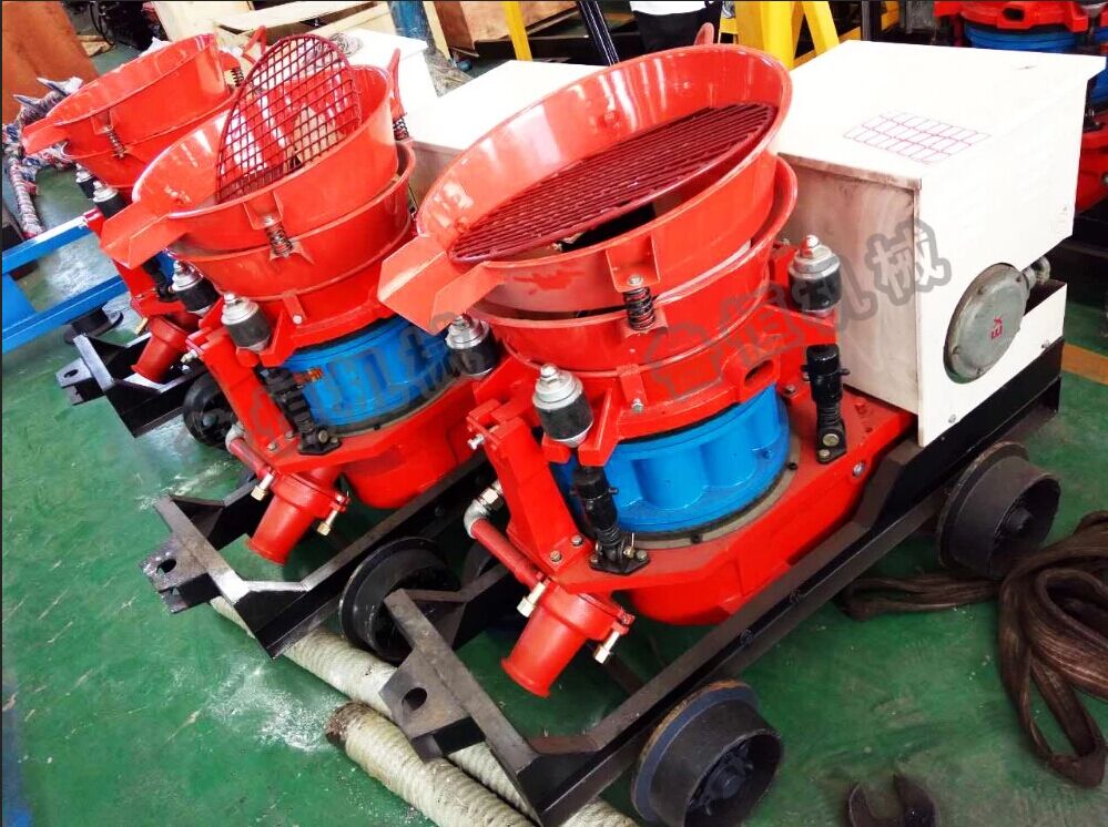 concrete shotcrete machine robot gun