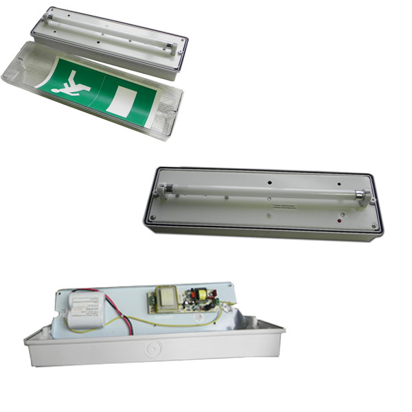 IP65 Fluorescent Waterproof Emergency T5 Light Fixtures