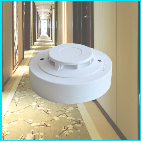 Wilress temperature monitoring fire alarm heat detector