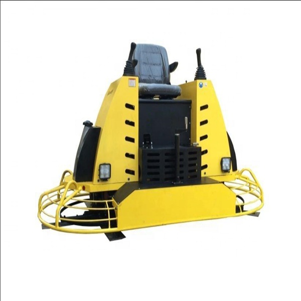 Superior concrete ride on mini power trowel