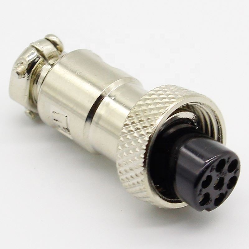 GX12 7 Pin Male & Female 12mm Wire Panel Connector Aviation Plug L93 GX12 Circular Connector Socket Plug