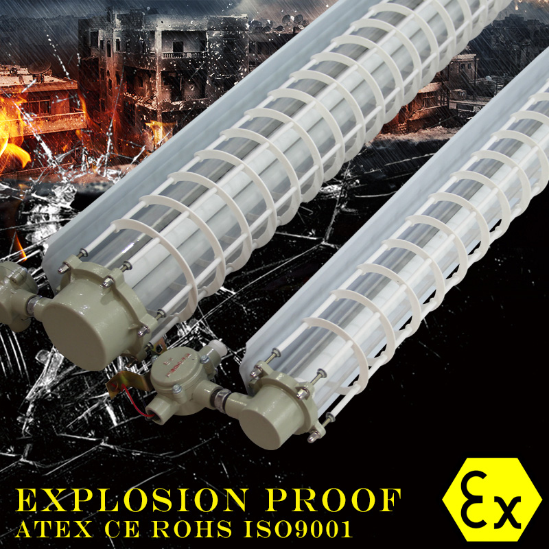 BPY series fluorescent tube lights explosion proof light fluorescent